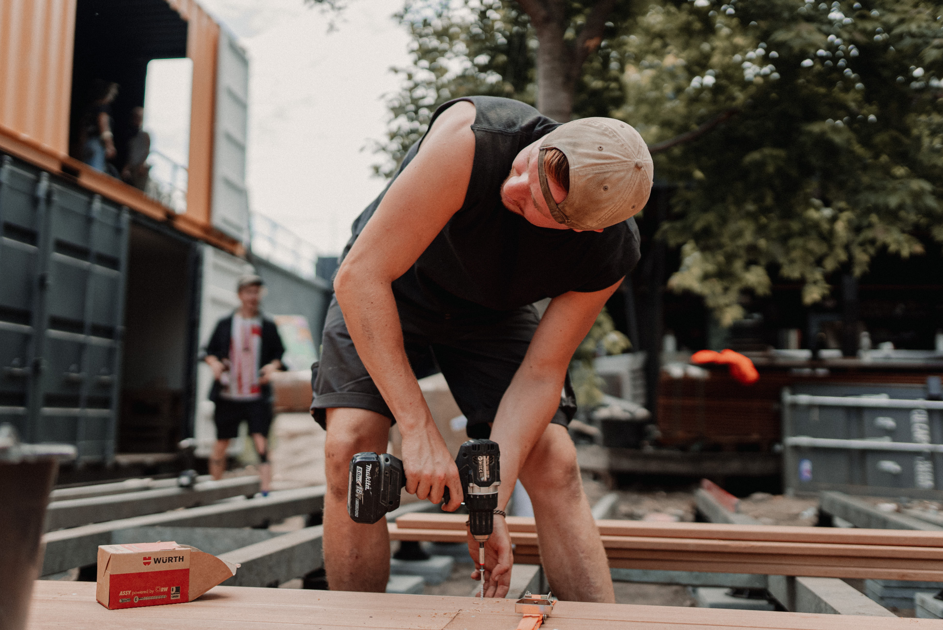 Transparent jellyfish floating in blue ocean water.