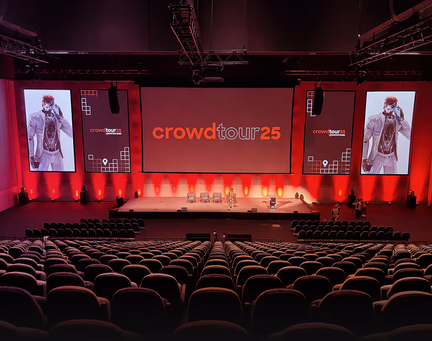 Conference and summits - live events - lighs and scenic build - Live Productions Australia