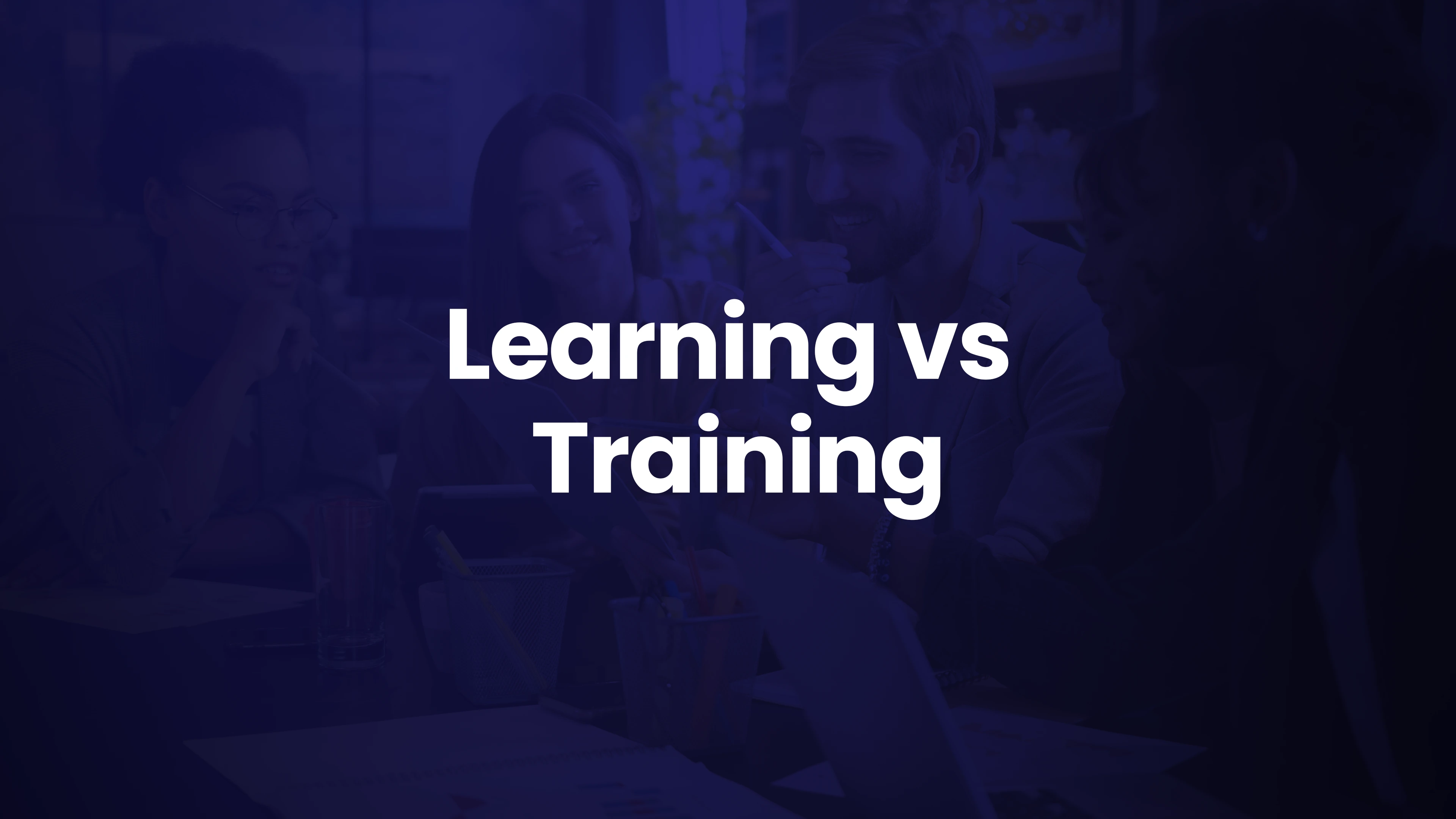 Learning Strategy vs Training Strategy
