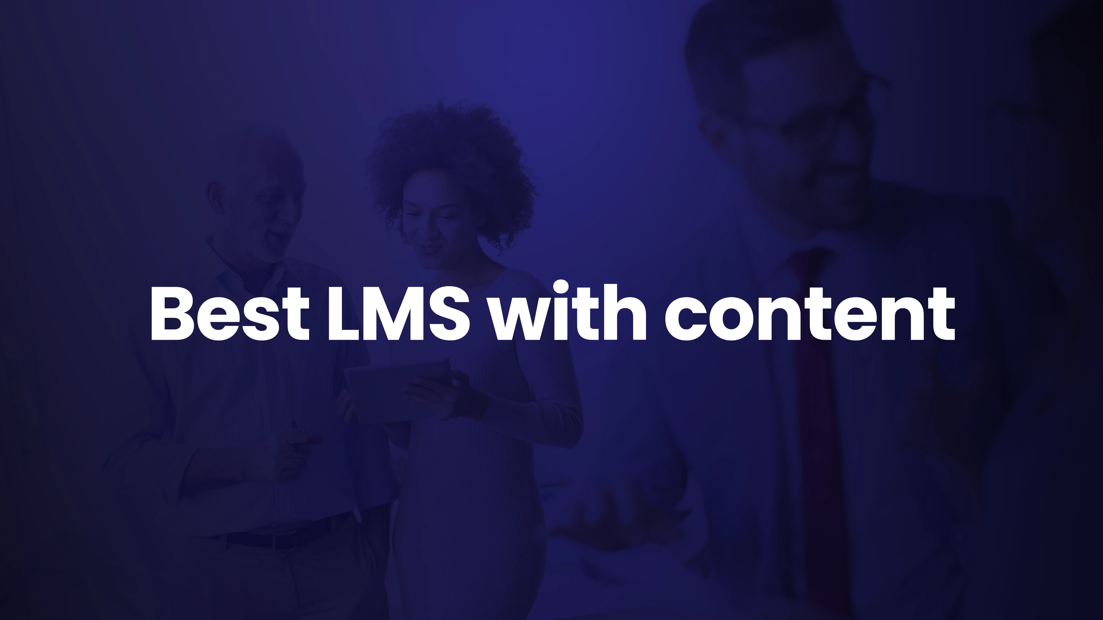 LMS with built-in content comparison guide