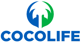 COCOLIFE company logo with a blue and green circular emblem above the bold blue text.