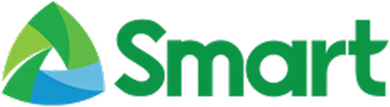 Smart logo with a triangular shape composed of green and blue segments.