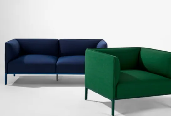 NaughtOne sofas in blue and green