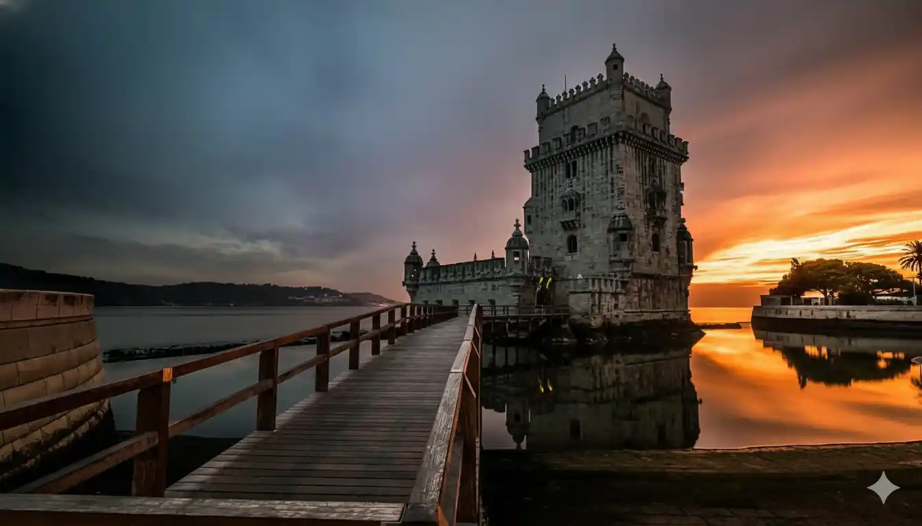  Scenic view of the ocean and mountains from a hilltop, showcasing the natural beauty of the landscape.