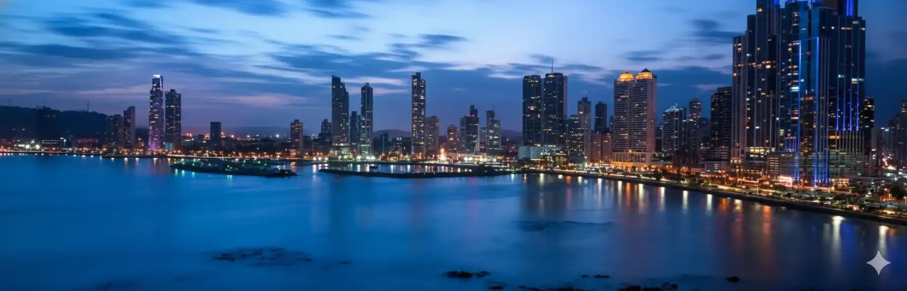  Scenic view of the ocean and mountains from a hilltop, showcasing the natural beauty of the landscape.