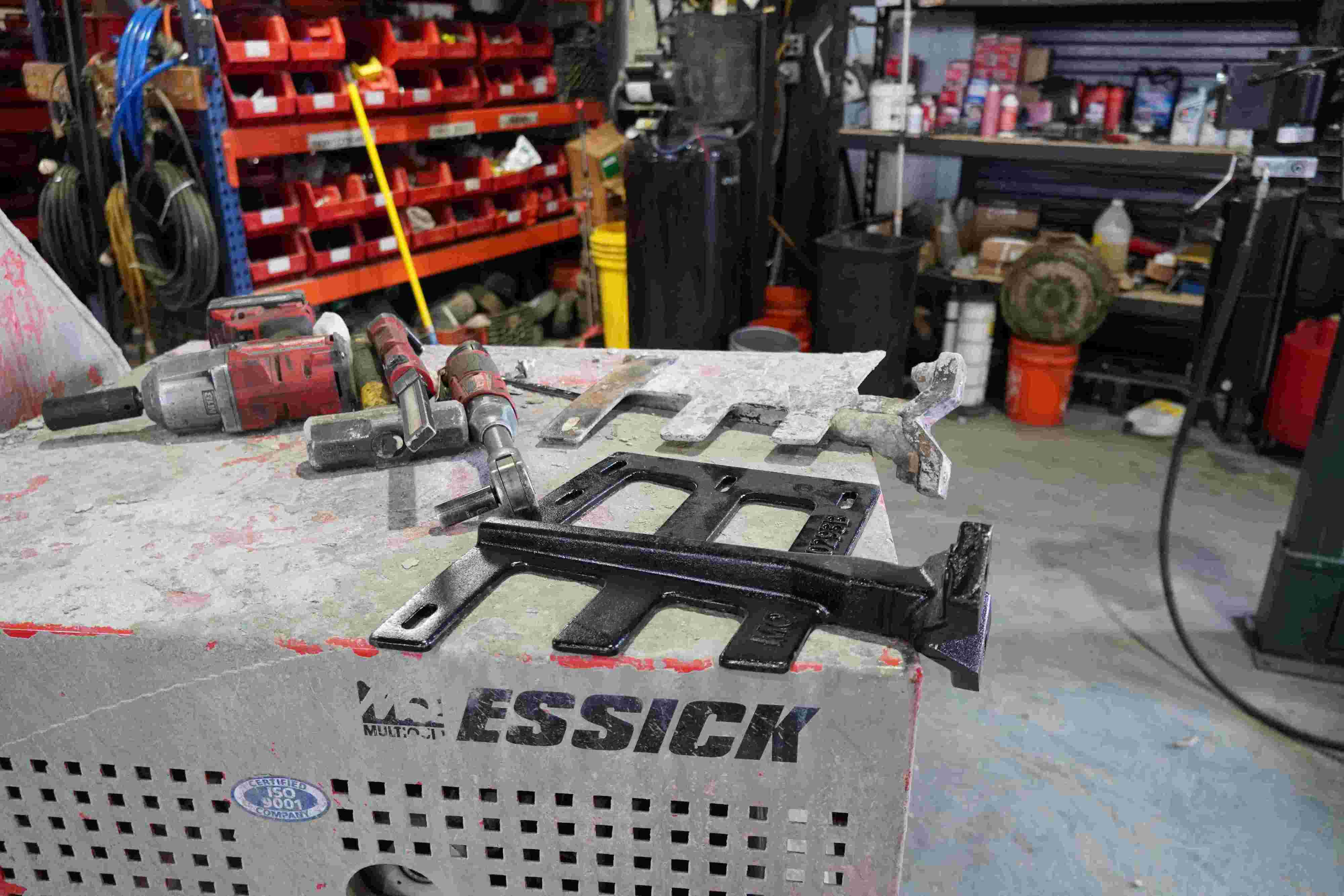 Image of tools in a garage.