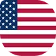 United States flag with 50 white stars on a blue field and 13 red and white stripes.