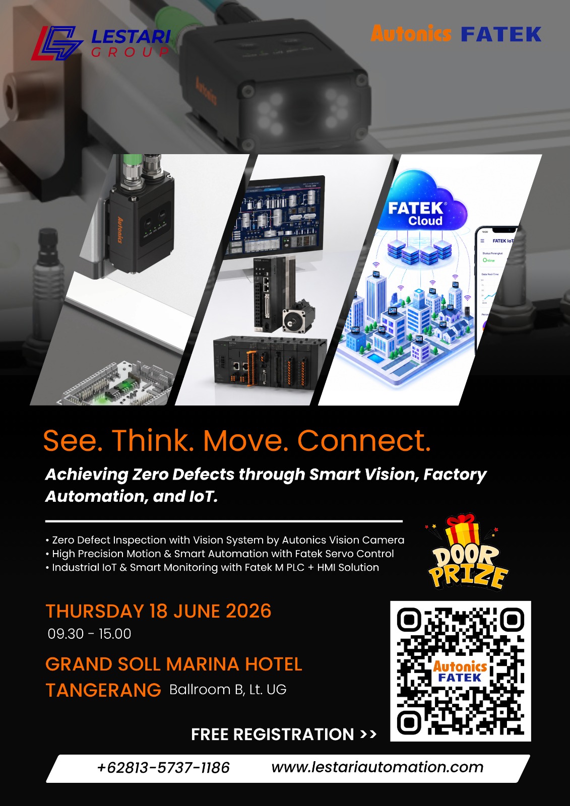 Free Seminar Smart Factory 2026: Autonics Vision, Fatek Servo, PLC & Industrial IoT Solutions