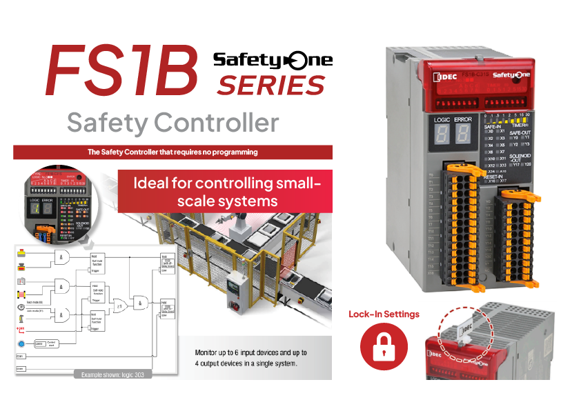 IDEC FS1B Safety Controller: Certified Safety Controller untuk Sistem Otomasi yang Lebih Aman