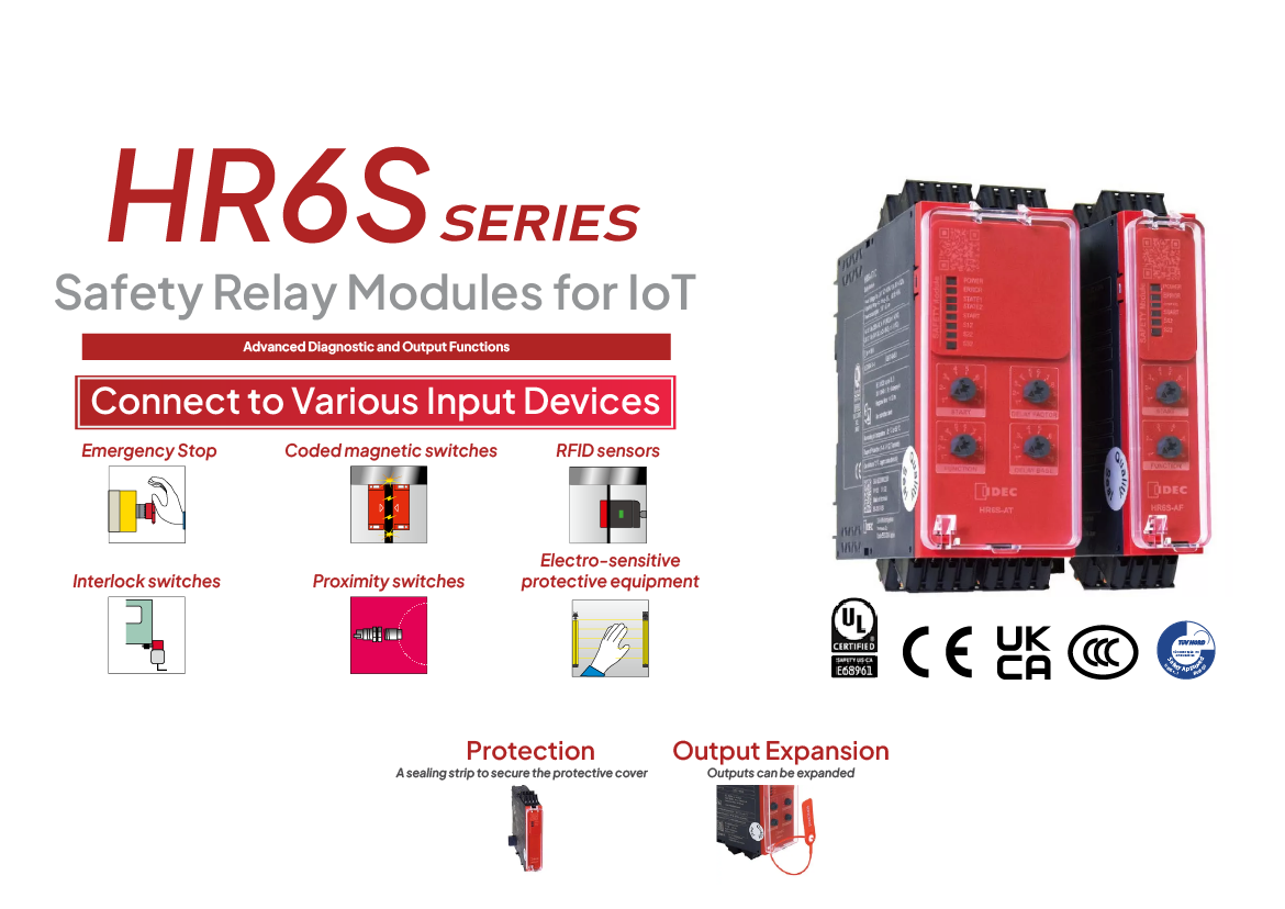IDEC HR6S Safety Relay Indonesia | Safety Relay Module dengan Predictive Maintenance