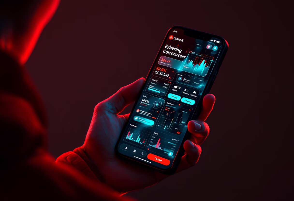 [digital project] image of a cybersecurity mobile app