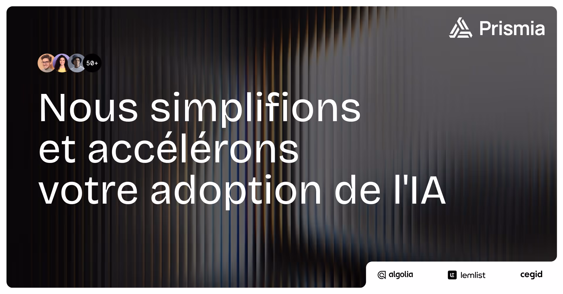 Accélérez l'adoption de l'IA en entreprise logo