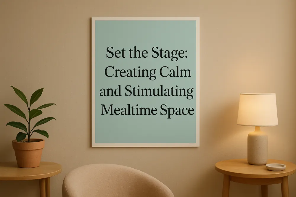Set the Stage: Creating Calm and Stimulating Mealtime Spaces