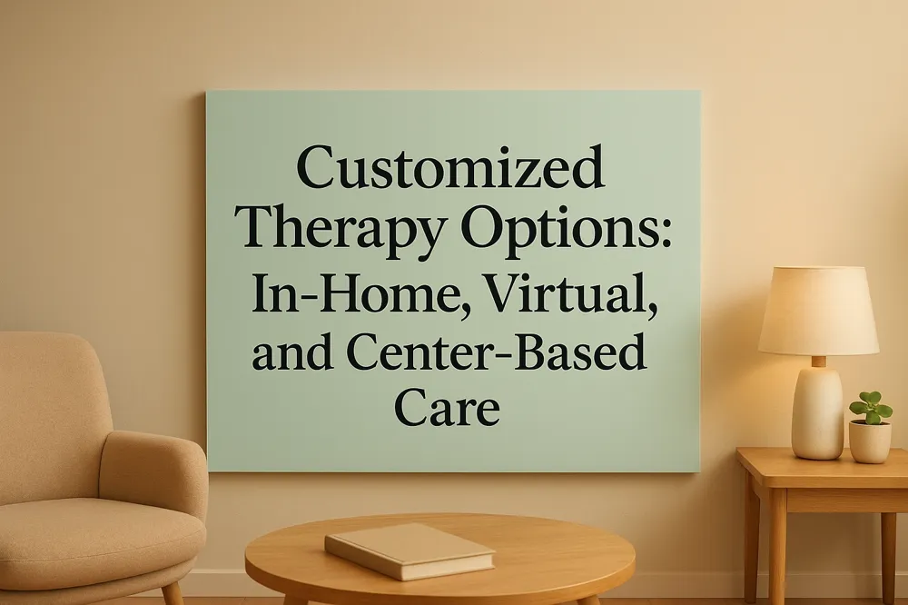 Customized Therapy Options: In-Home, Virtual, and Center-Based Care