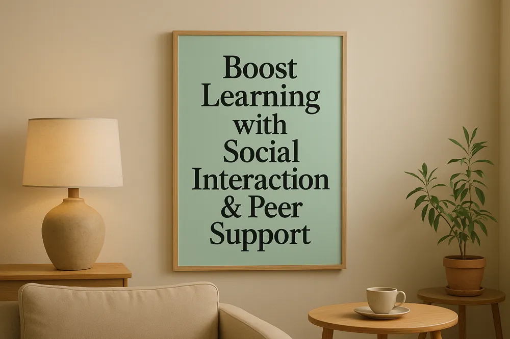 Boost Learning with Social Interaction &amp; Peer Support