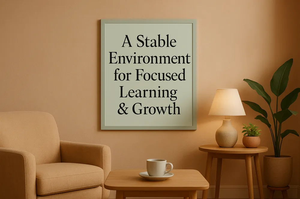 A Stable Environment for Focused Learning &amp; Growth