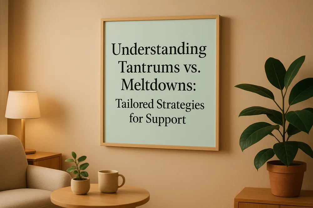 Understanding Tantrums vs. Meltdowns: Tailored Strategies for Support