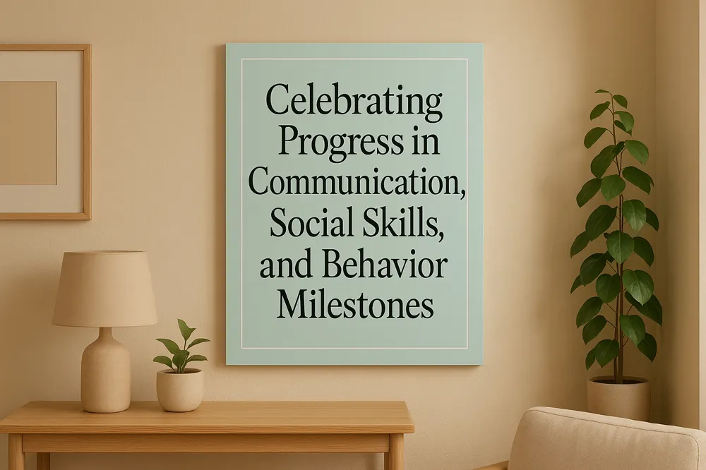 Celebrating Progress in Communication, Social Skills, and Behavior Milestones
