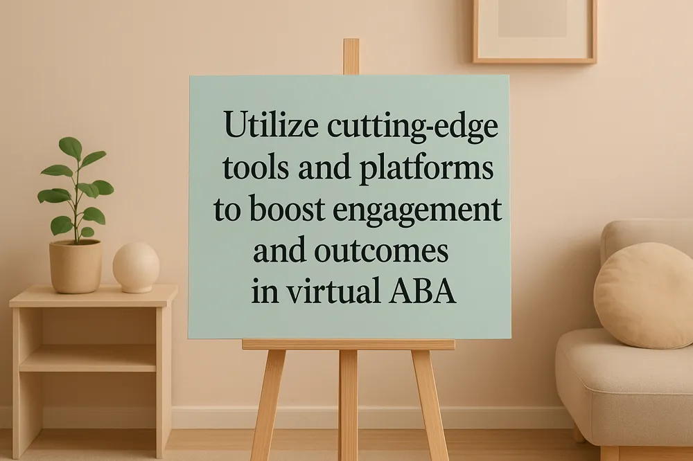 Utilize cutting-edge tools and platforms to boost engagement and outcomes in virtual ABA.
