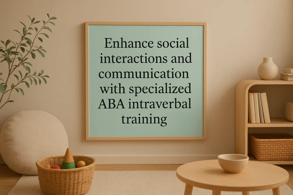 Enhance social interactions and communication with specialized ABA intraverbal training.