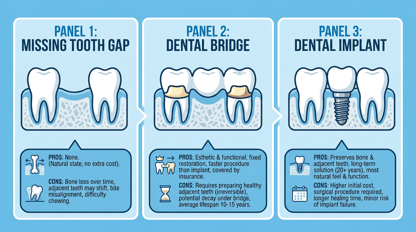 A three-panel comparison visual.