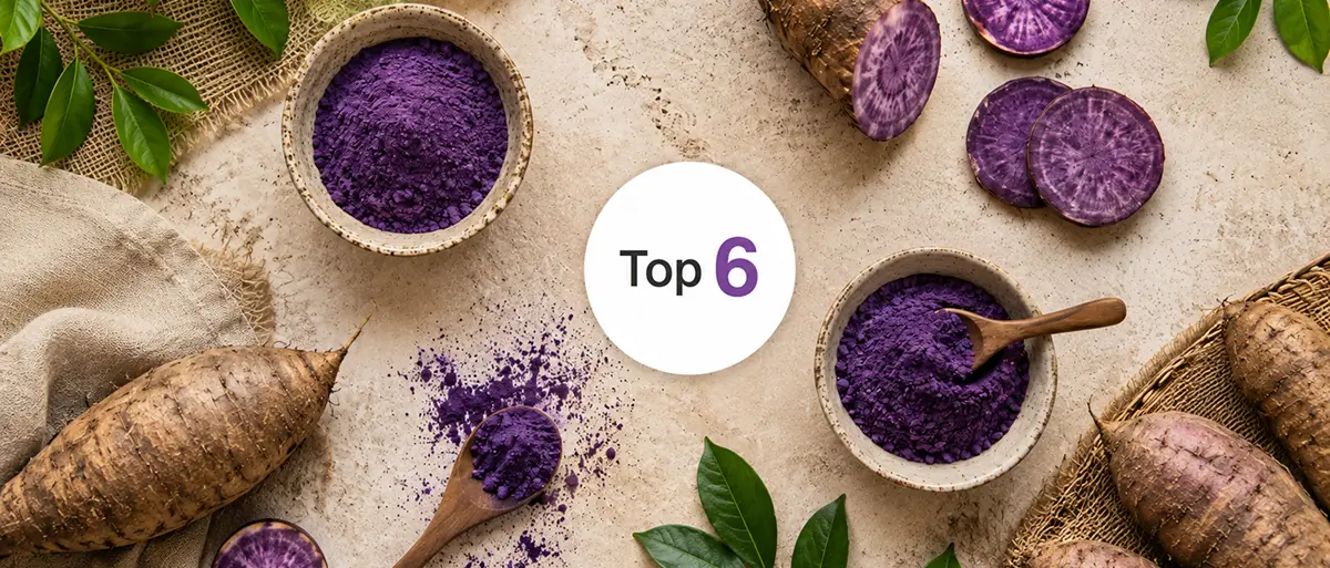 Meilleure poudre d'ube naturelle : parmi ces 6 marques, laquelle est vraiment sans additifs ni colorants ?