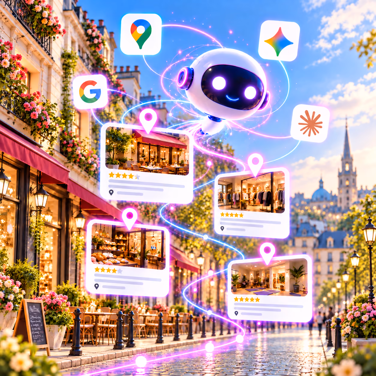 Un petit robot relie des commerces locaux aux moteurs de recherche et aux assistants IA.