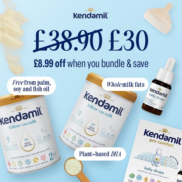 Kendamil Facebook ad example, live 180+ days