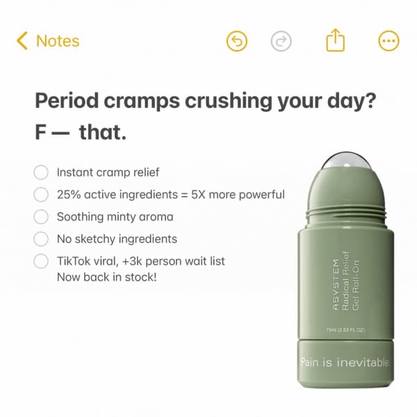Example ad using the Apple Notes format
