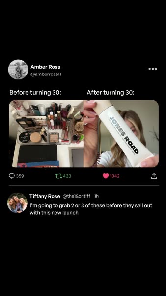 Example ad using the Twitter format