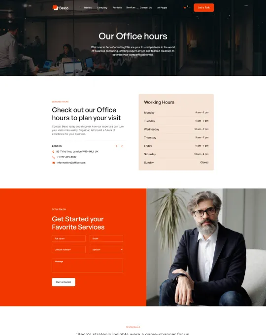 Working Hours-Screenshot