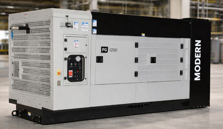 Electrical substation with transformers and power lines under a dramatic evening sky.