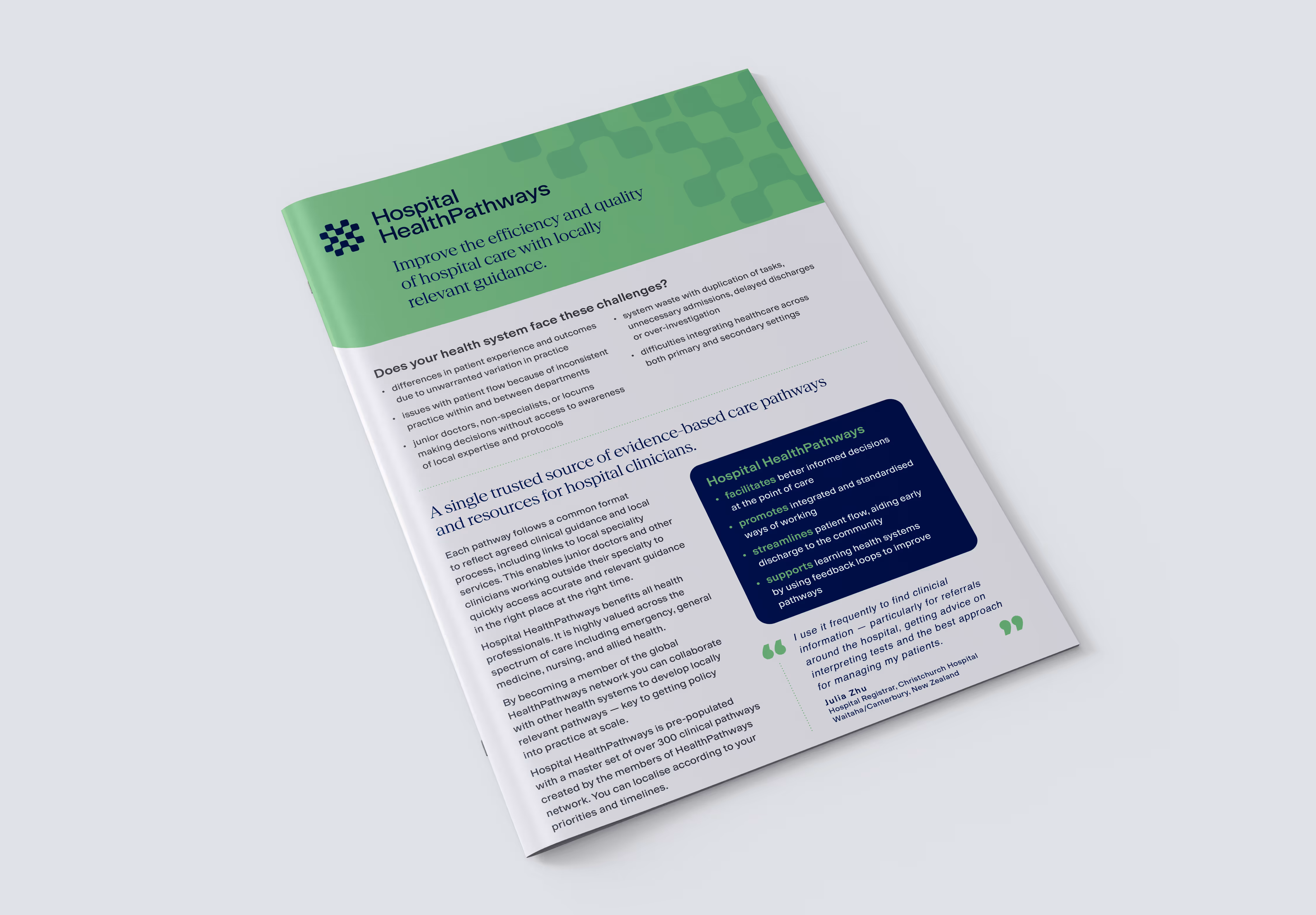 Hospital HealthPathways Brochure 2025