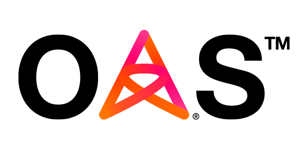Alconn wordmark logo with stylized pink and orange triangular letter A.