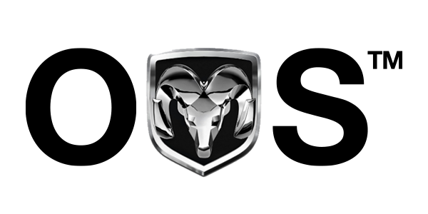 Metallic ram head emblem centered between the words 'OFFSEASON' and 'RAM' in black uppercase letters.