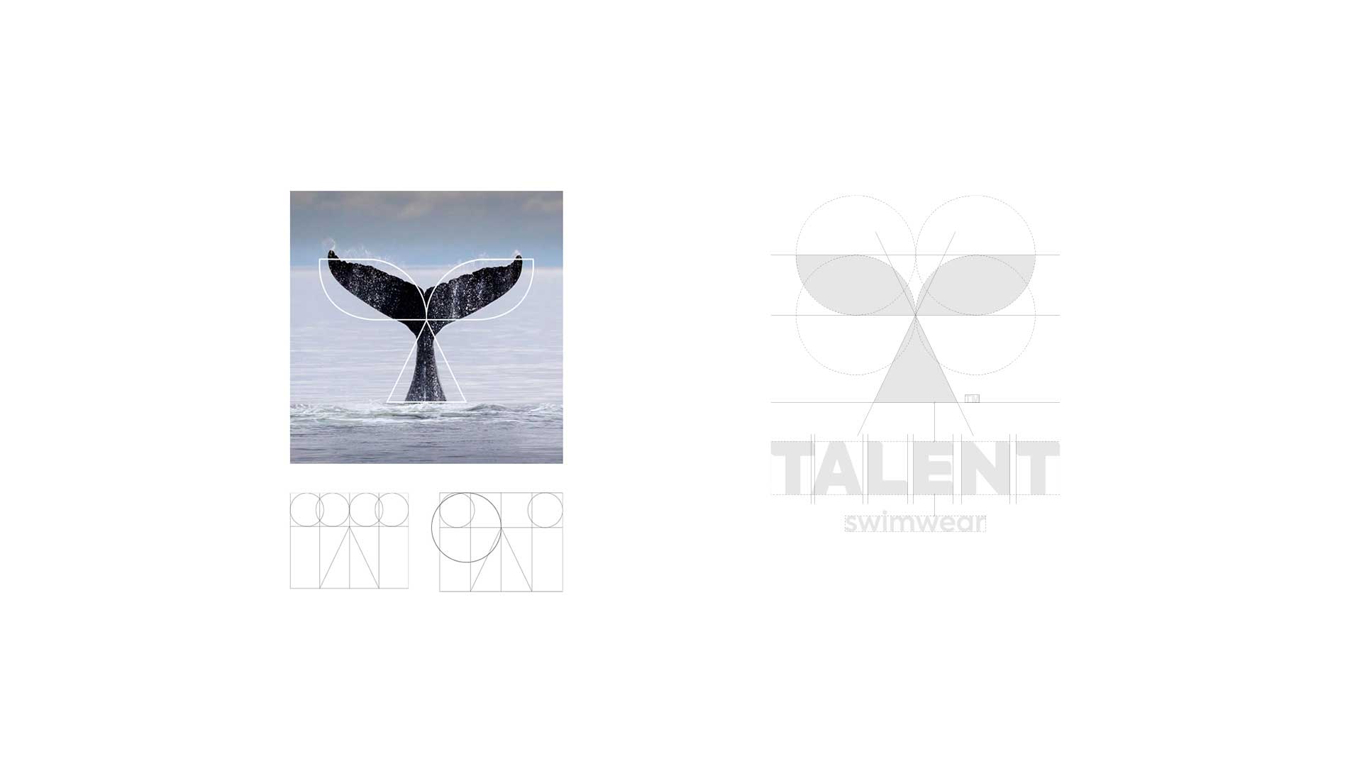 construction of the Talent logo
