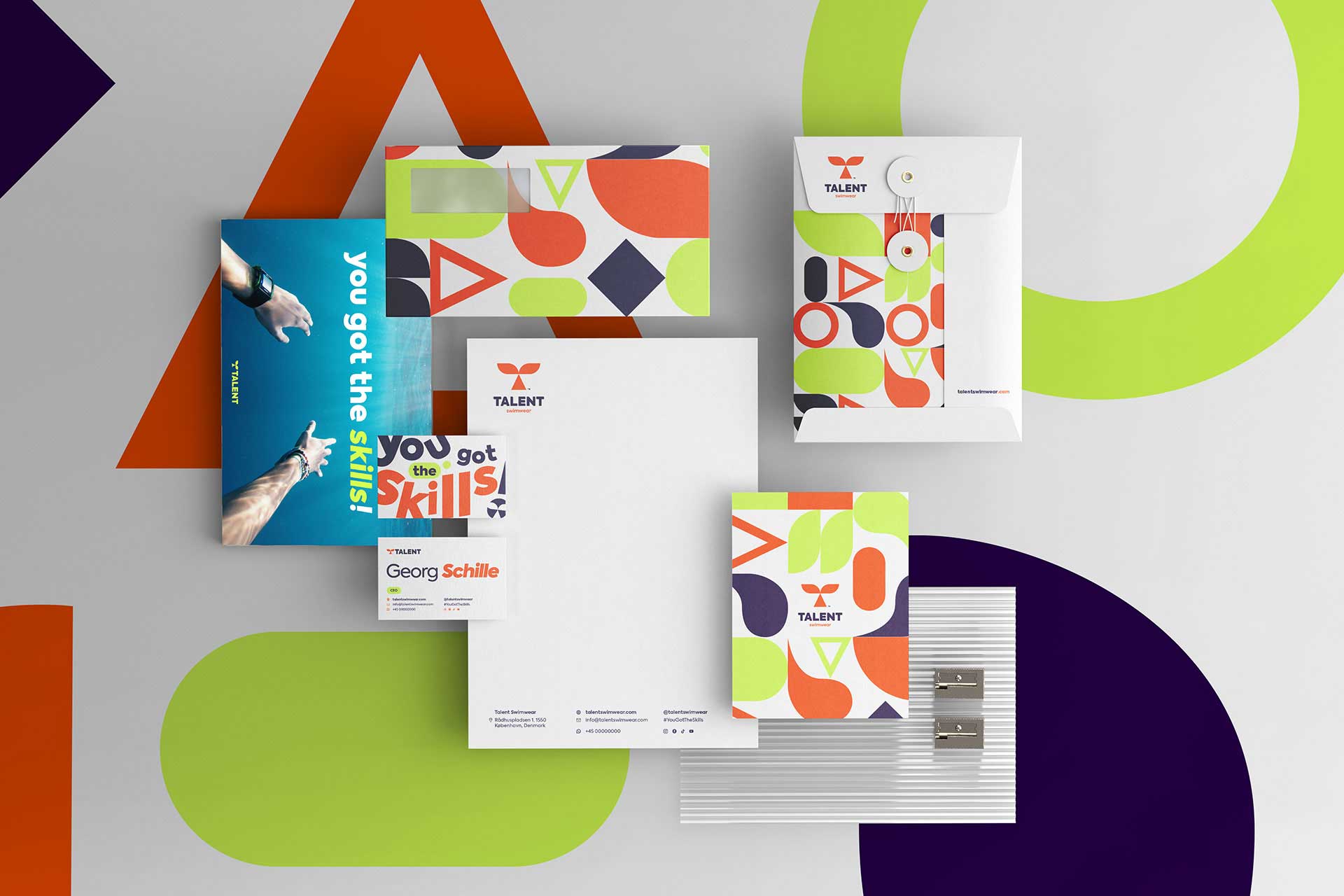brand stationery design