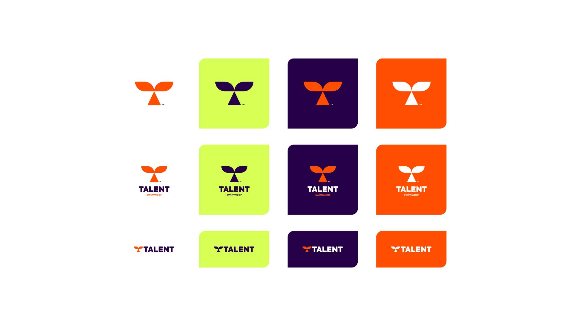 Talent Swimwear logos