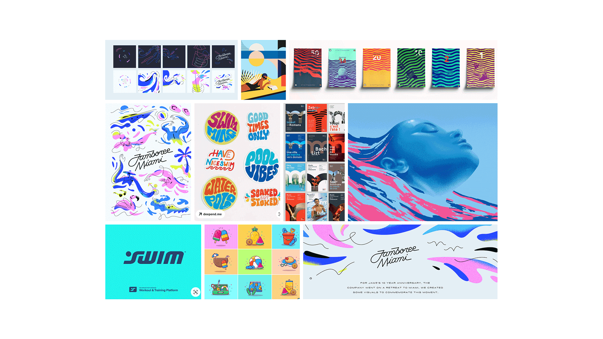moodboard of the project
