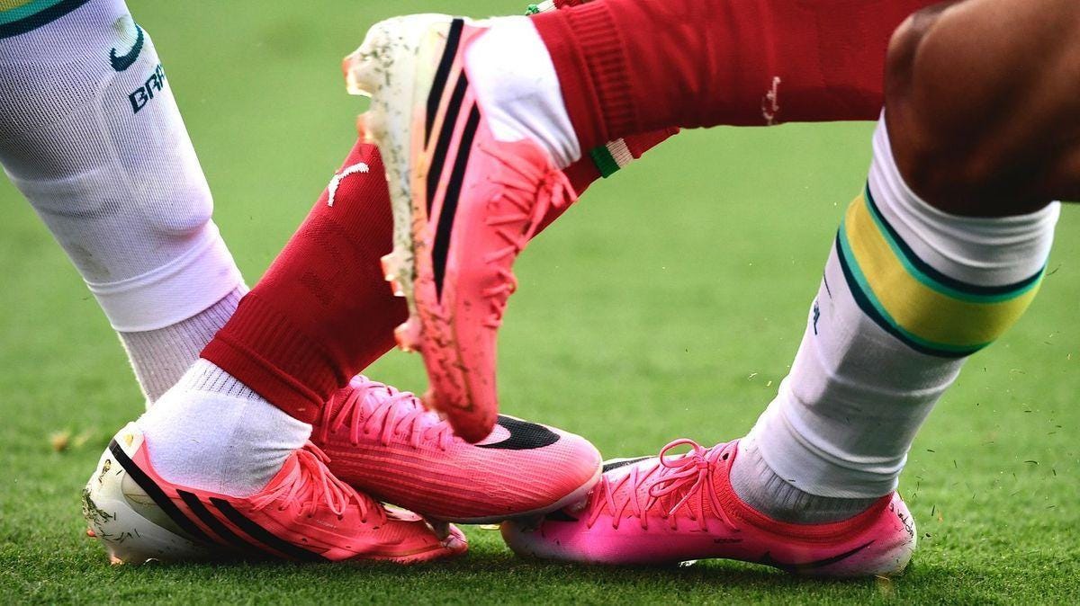 Why every World Cup boot was pink