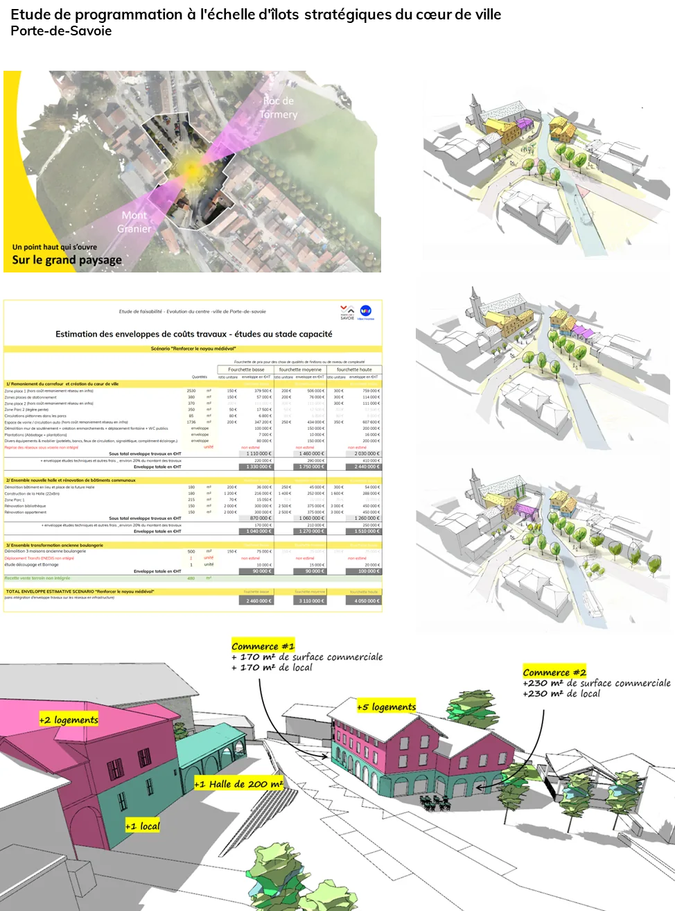 – Exemple d’étude opérationnelle associant scénarios capacitaires, partis d’aménagement, et modélisation économique
