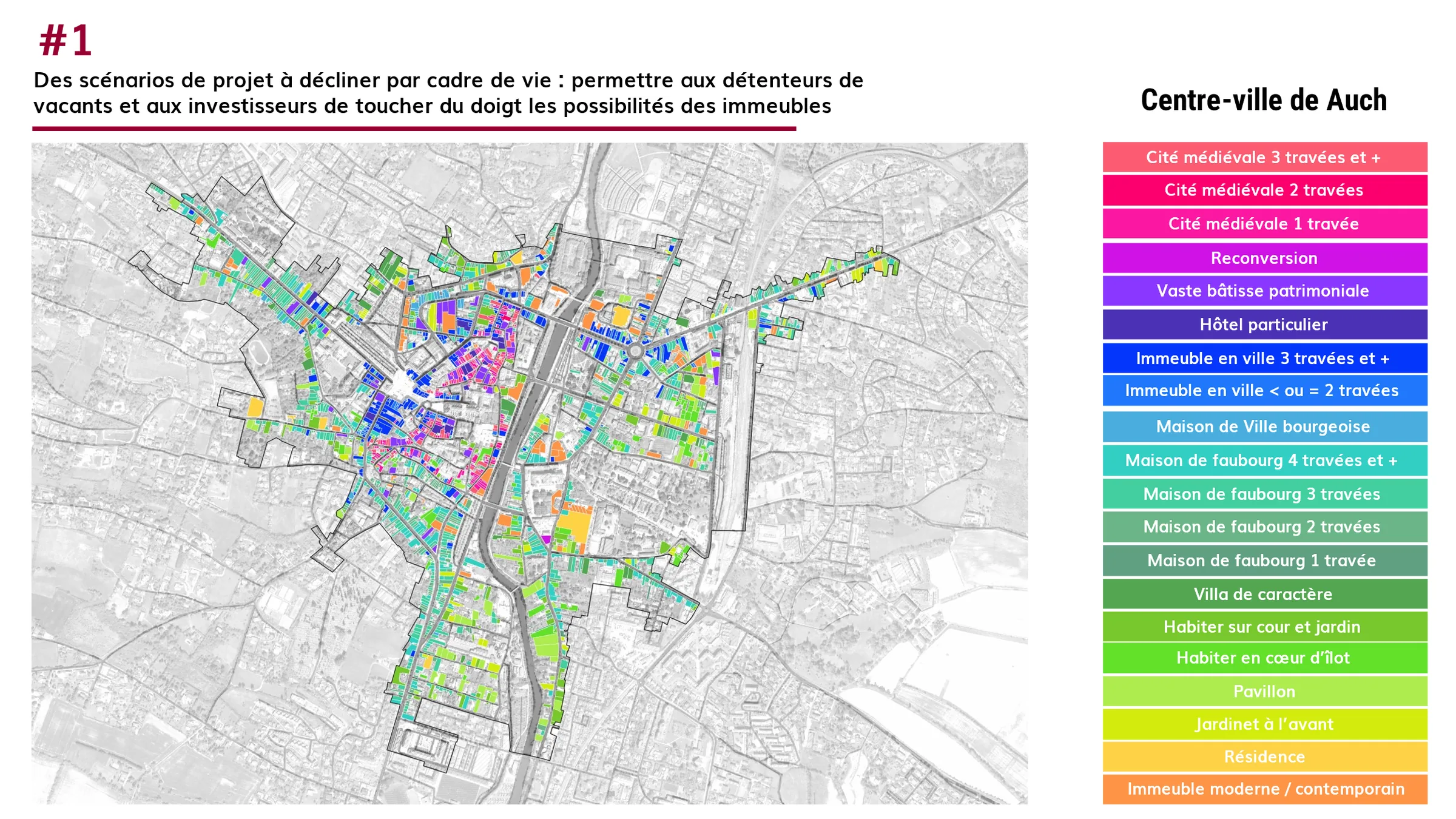 Auch – cartographie et nomenclature des cadres de vie