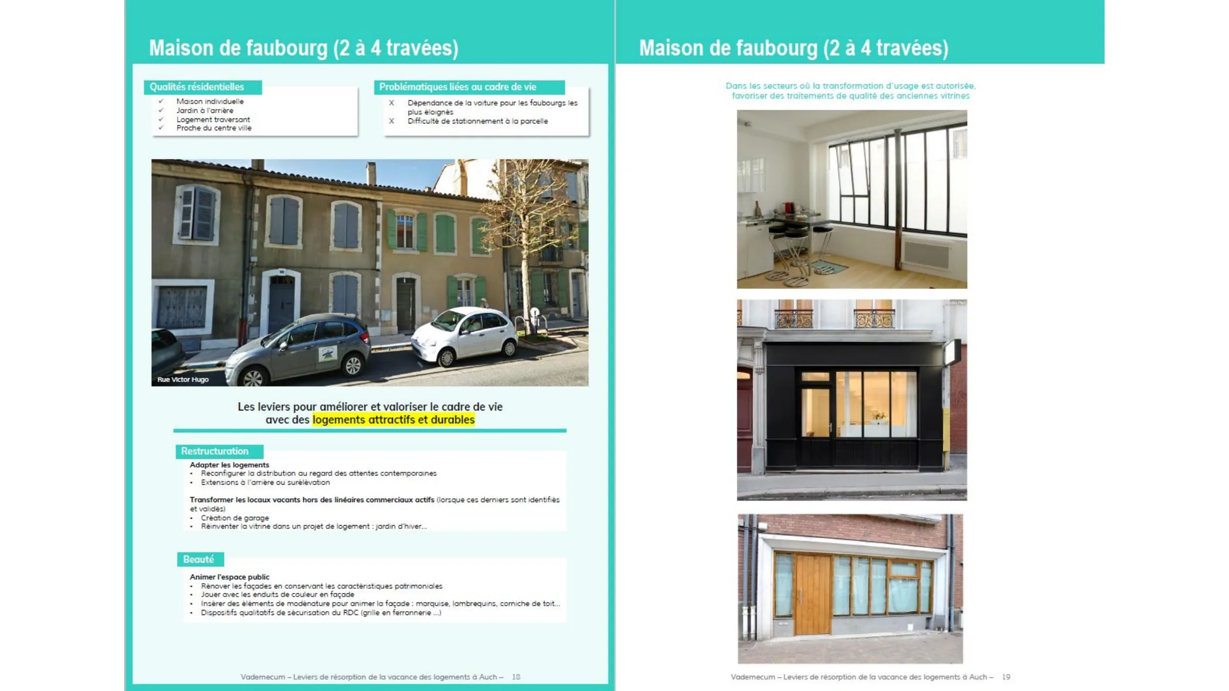 Leviers de valorisation - Maison de faubourg