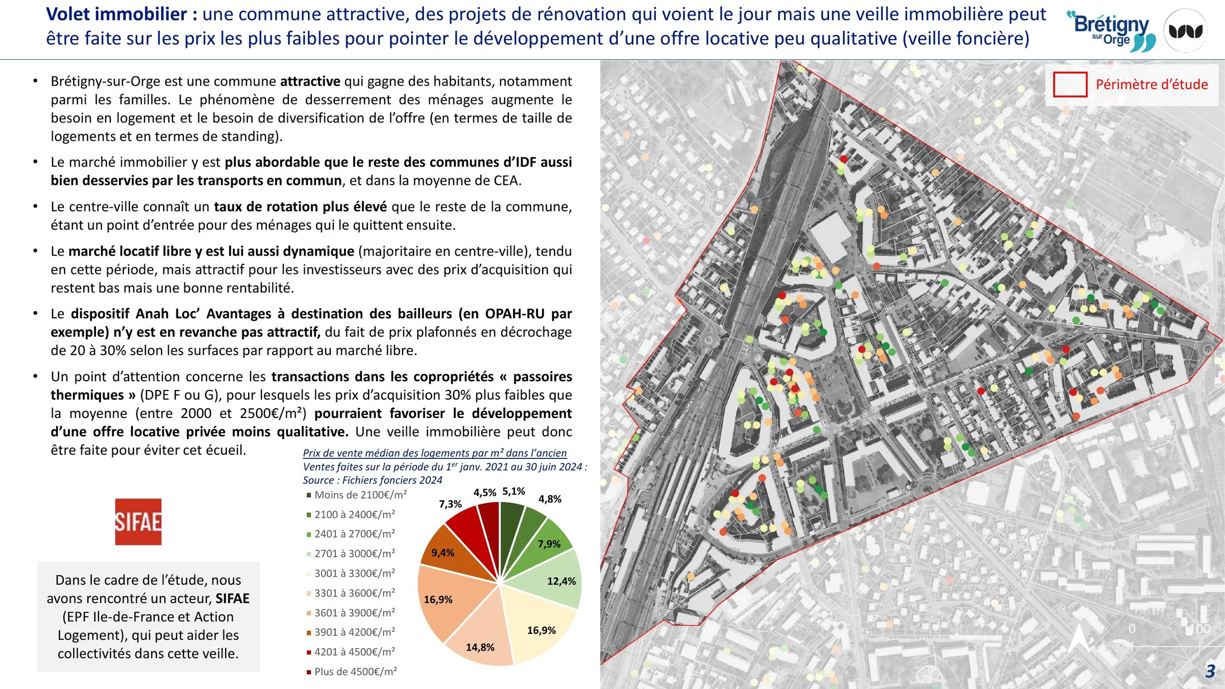 Une commune attractive, une veille immobilière à maintenir sur les prix les plus faibles
