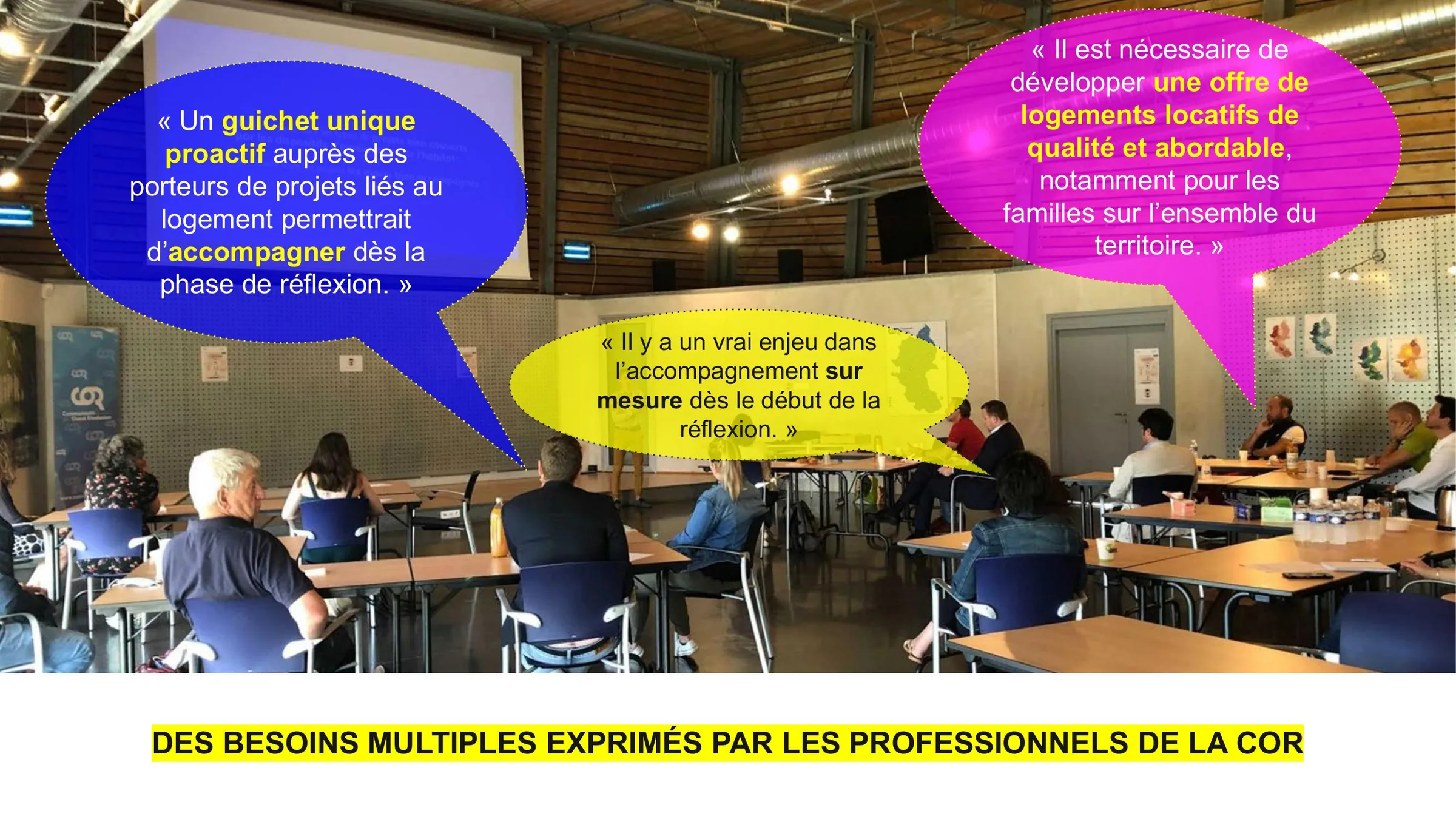 Attentes des professionnels : guichet unique et accompagnement sur mesure