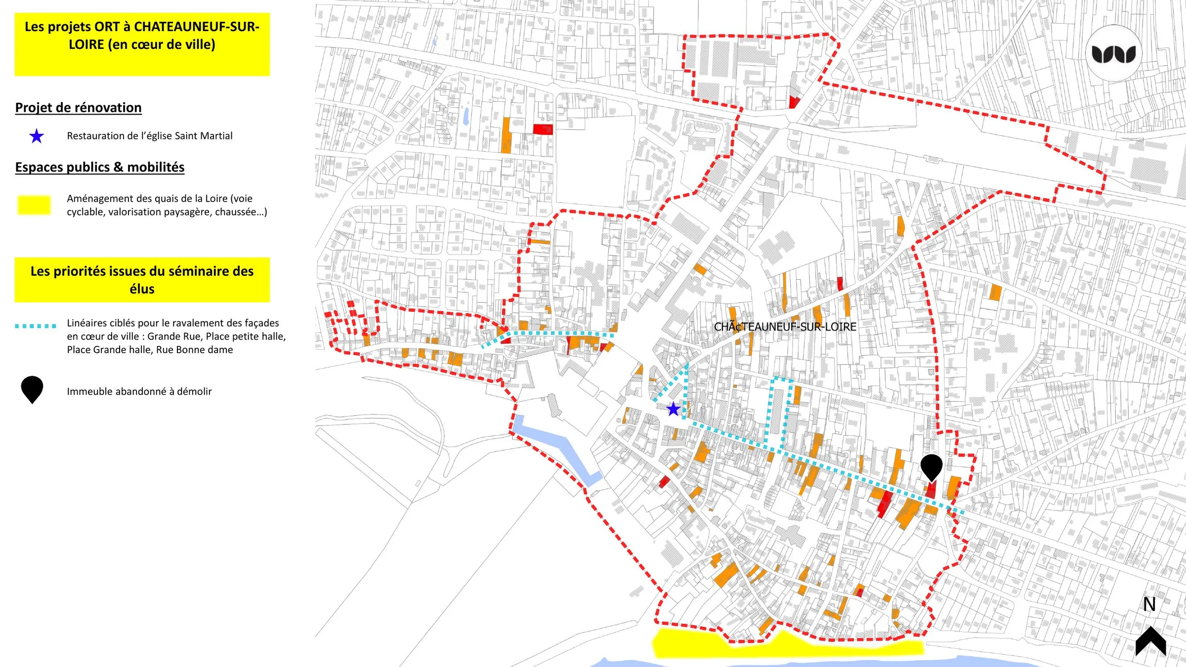 Projets ORT identifiés à Châteauneuf-sur-Loire