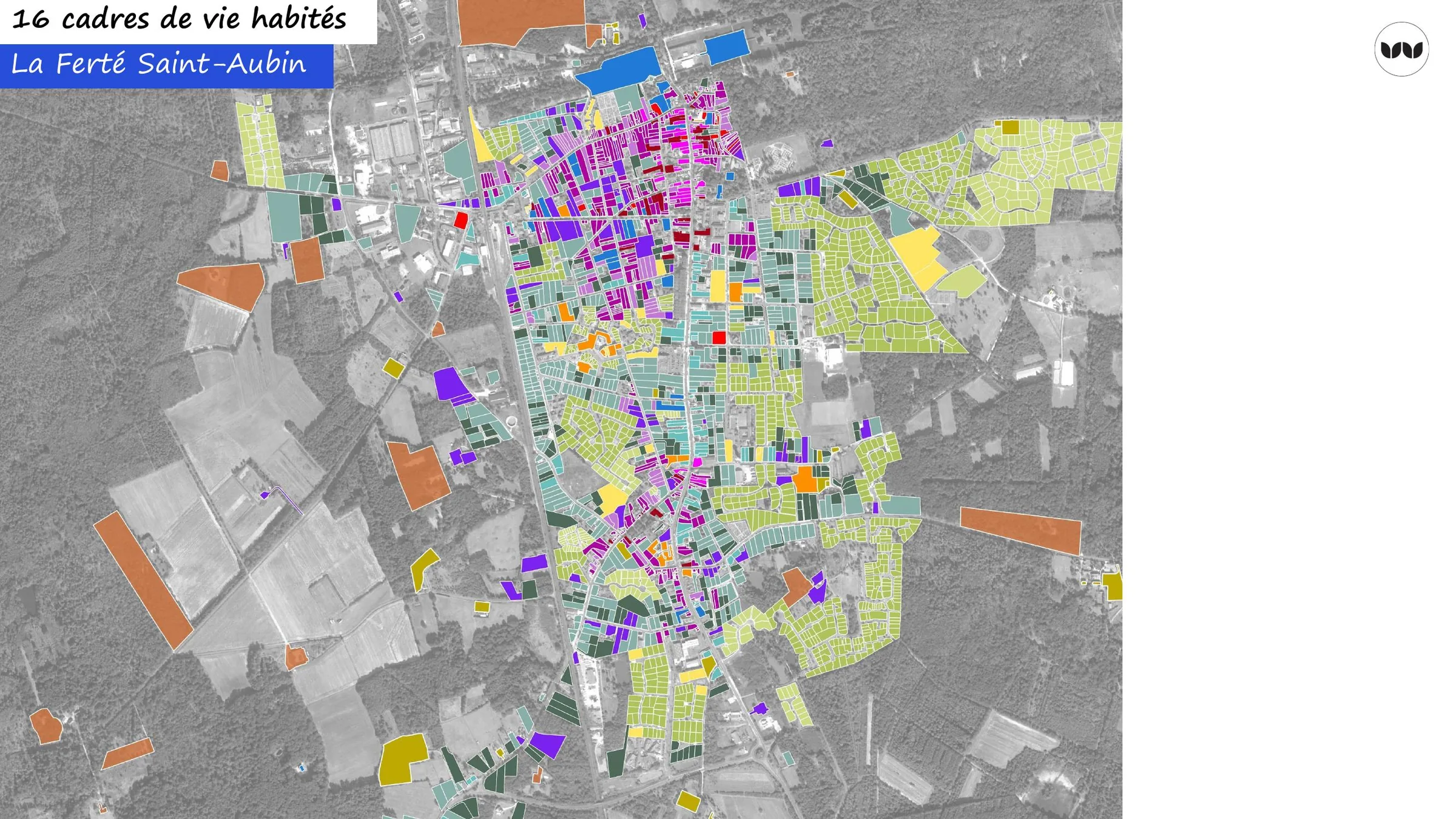 Cartographie des cadres de vie habités à La Ferté-Saint-Aubin