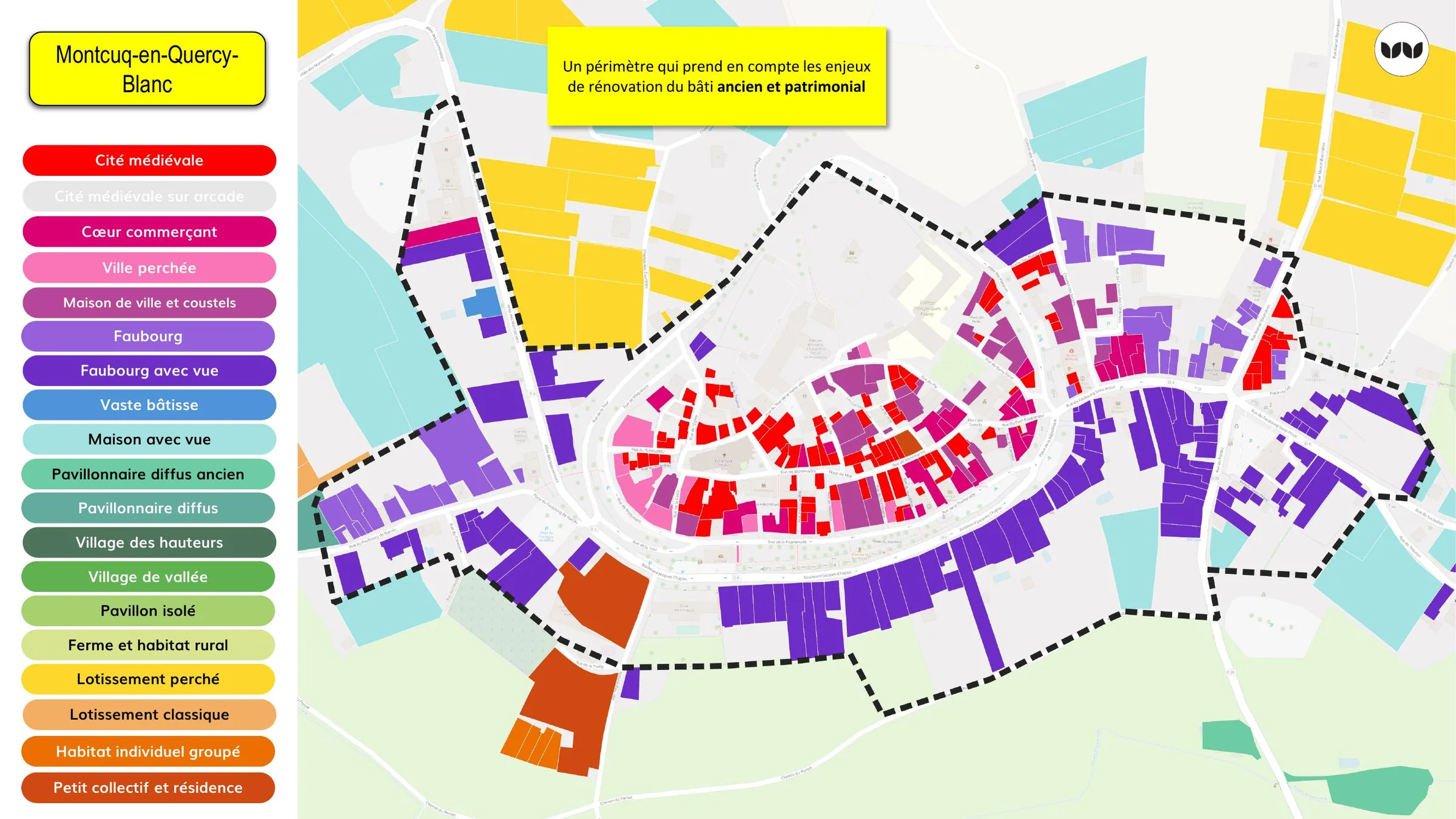 Typologie du bâti ancien et patrimonial du centre-bourg