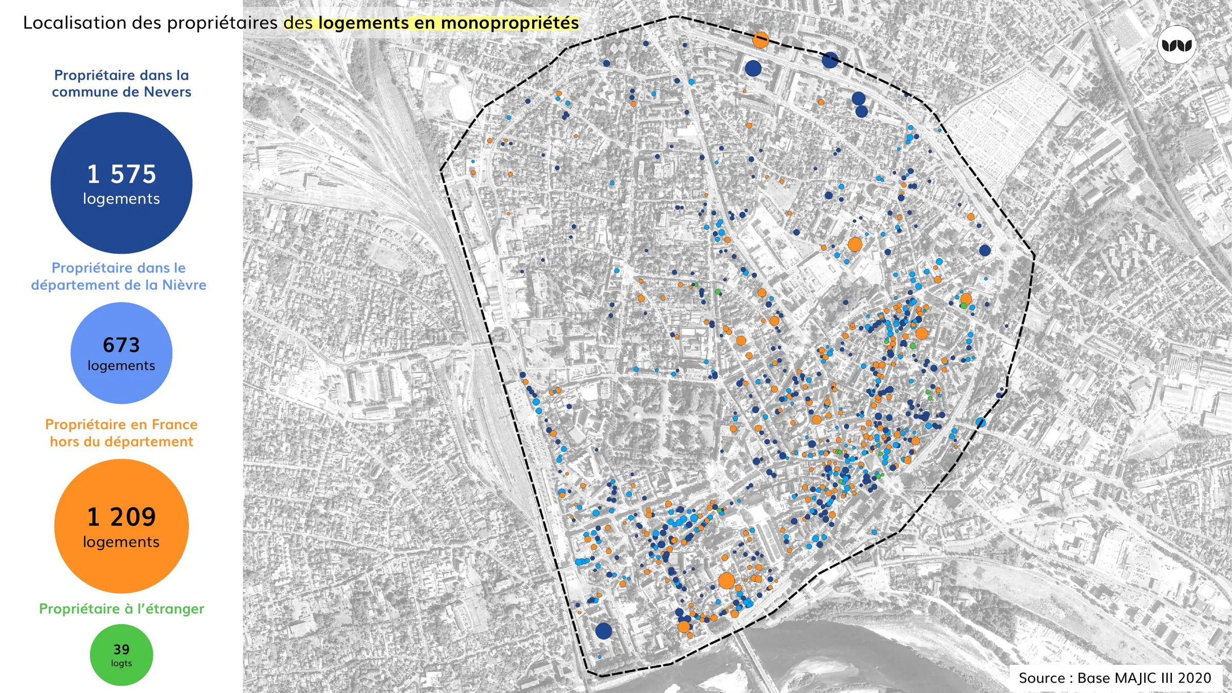 Origine géographique des propriétaires de logements en monopropriété