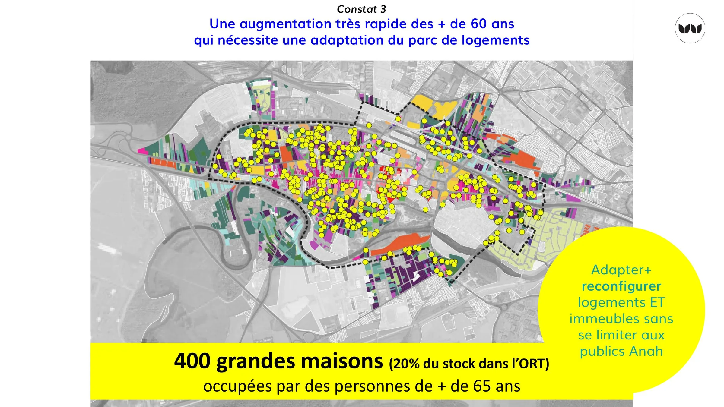 400 grandes maisons occupées par des personnes de plus de 65 ans